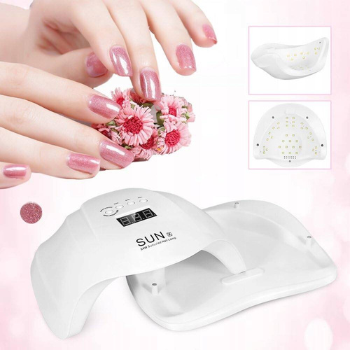 LAMPA DO PAZNOKCI UV LED MOCNA DO HYBRYD ŻELI SUN X LCD