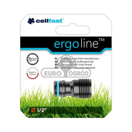 Cellfast Przyłącze z Gwintem Zewnętrznym Ergo Line 1/2'' 53-230