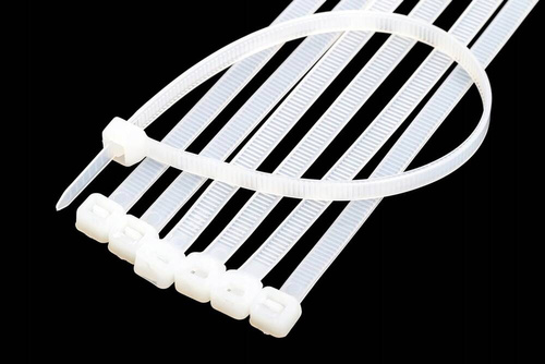 Opaski Zaciskowe Trytki Trytytki Białe Mocne 2,5x100mm 100szt