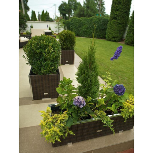 Rattan Art Donica z Technorattanu 46x46x46cm SG03046 RD06