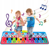 MATA MUZYCZNA EDUKACYJNA PIANINKO DUŻA DLA DZIECI NAGRYWA