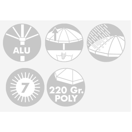 Doppler Parasol Ogrodowy Expert Pendel 350cm Fioletowy (438247 T845)