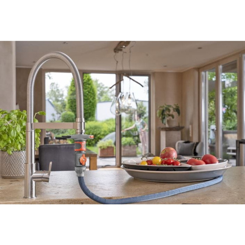 Gardena Wąż Ogrodowy Tekstylny Liano Xtreme 10m Z Adapterem do Kranów Wewnętrznych 18490-20