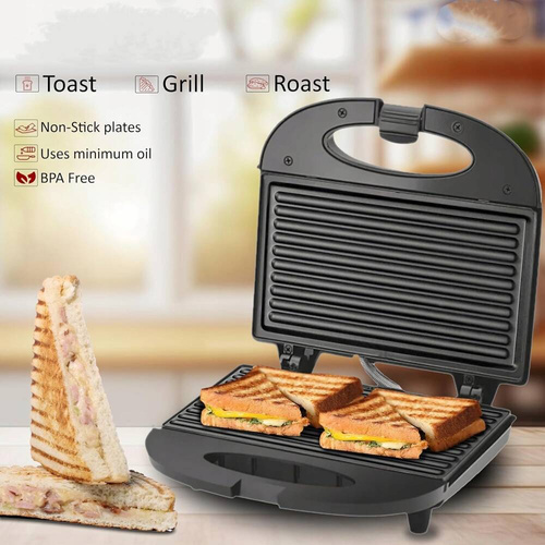 Toster Opiekacz Do Kanapek Tostów Mocny 800W