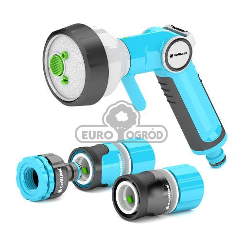 Cellfast Zestaw Zraszacz Pistoletowy 4-funkcyjny + Złącza Ergo Line 1/2'' 53-540