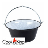 CookKing Kociołek Węgierski Emaliowany Z Pokrywą 10L
