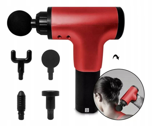 MASAŻER DO MASAŻU CIAŁA MASSAGE GUN PRO Z AKUMULATOREM MOCNY