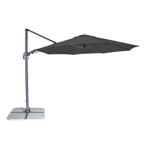 Doppler Parasol Ogrodowy Ravenna AX 330 cm Antracytowy (436528 840)