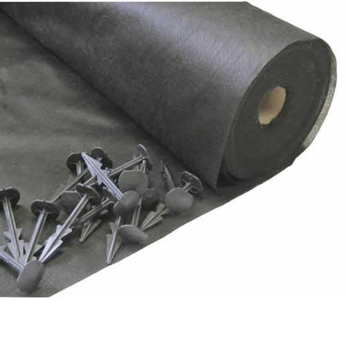 Agrowłóknina 0,8m x 10m Mata Na Chwasty 50g/m2 UV Czarna 