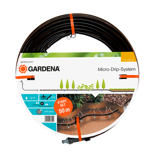 Gardena  Linia Kroplująca Podziemna Zestaw 13,7mm 50m  Micro-Drip 1389-20
