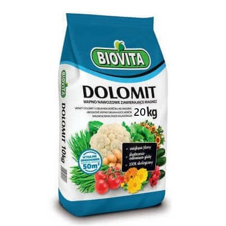 Dolomit Biovita 20 kg - Wapno Zawierające Magnez