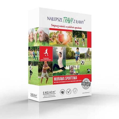 Trawy Z Iławy Trawa Murawa Sportowa Karton 1kg