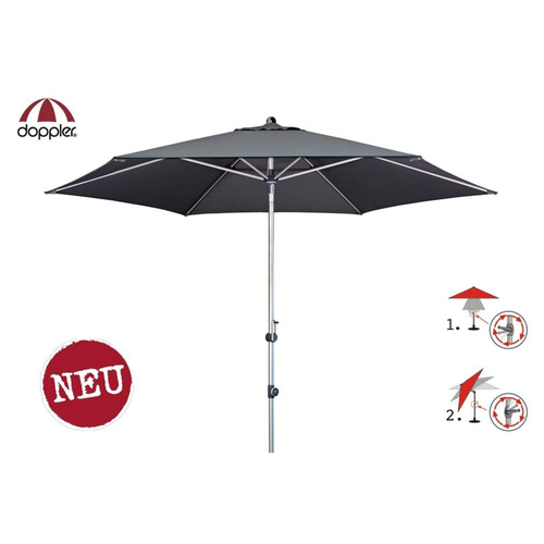 Doppler Parasol Ogrodowy Expert 320 Auto Tilt Antracyt (434441 840)