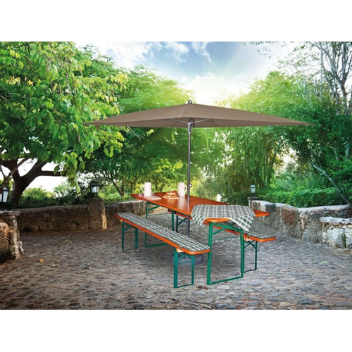 Doppler Parasol Ogrodowy Sunline Waterproof 230x190cm Czerwony 809 484543