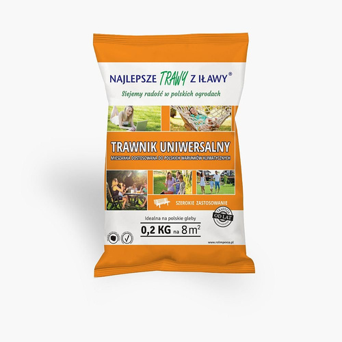 Trawy Z Iławy Trawa Uniwersalna 0,2kg