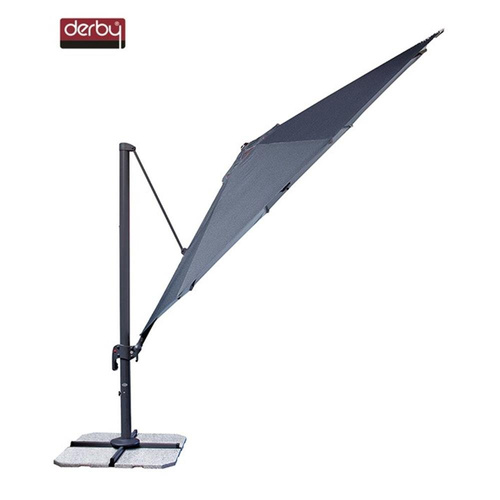 Doppler Parasol Ogrodowy Ravenna 400 cm Antracyt (447218 840)