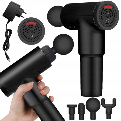 MASAŻER DO MASAŻU CIAŁA MASSAGE GUN PRO Z AKUMULATOREM MOCNY