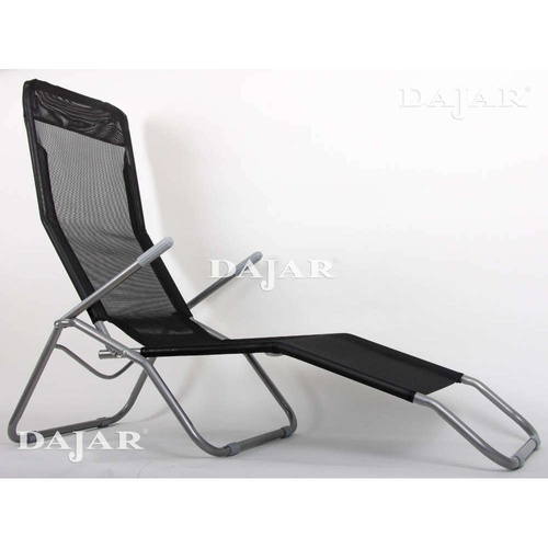 Dajar Leżak Ogrodowy Stalowy Antracyt 48064