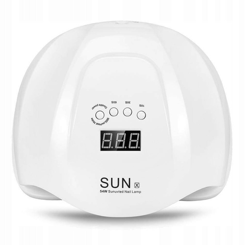 LAMPA DO PAZNOKCI UV LED MOCNA DO HYBRYD ŻELI SUN X LCD