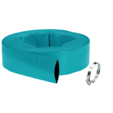 Gardena Zestaw Wąż Ogrodowy Płaski 10m 38mm (1 1/2") + Opaska Zaciskowa 5005-20