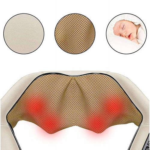 MASAŻER PUNKTOWY SHIATSU Z FUNKCJĄ PODGRZEWANIA