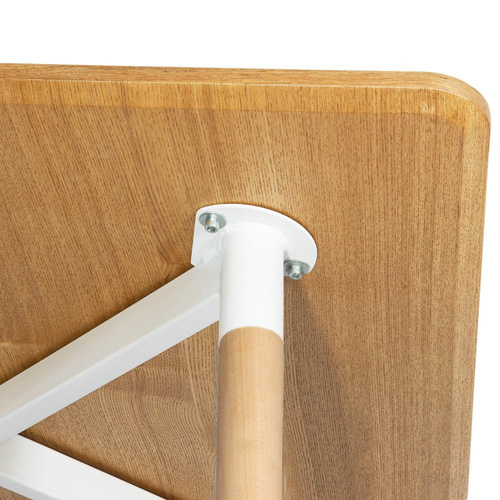 Prostokątny Stół Skandynawski Do Kuchni Jadalni 120 x 60cm Drewno Bukowe