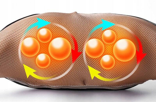 MASAŻER PUNKTOWY SHIATSU Z FUNKCJĄ PODGRZEWANIA