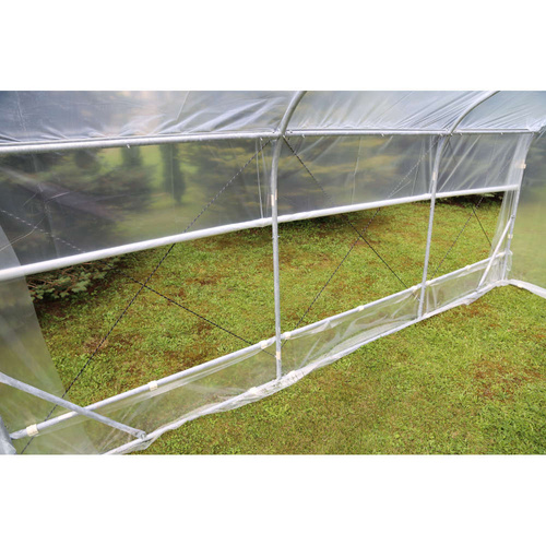 Tunel Ogrodowy Multi 30m2 Folia PE UV2 + 2 x Drzwi /2,4m