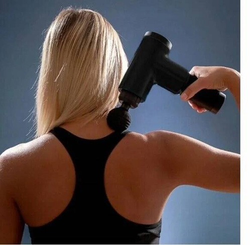 MASAŻER DO MASAŻU CIAŁA MASSAGE GUN PRO Z AKUMULATOREM MOCNY