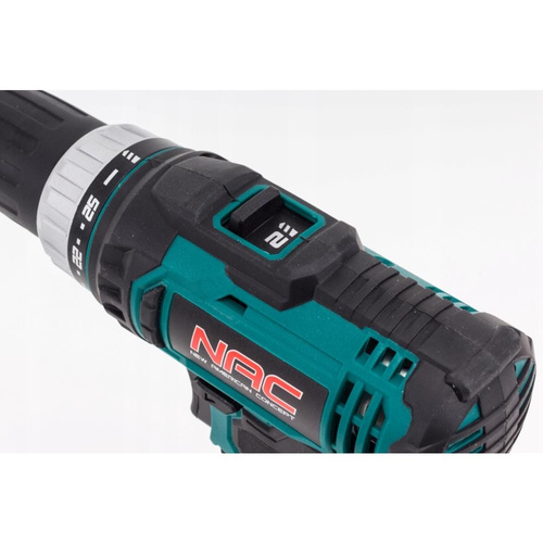 NAC CDB-AGE-LI-20V Zestaw Wiertarko-Wkrętarka + Szlifierka Kątowa AKKU MultiSystem 20V + 2x Akumulator