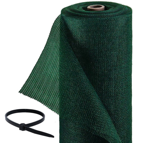 Siatka Cieniująca Osłonowa 1,2m x 50m Mocna 90% Cień