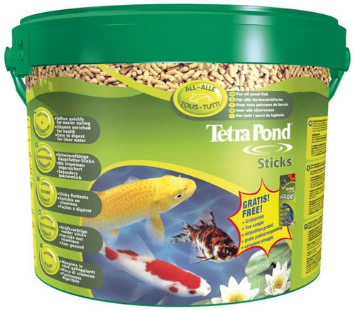 POKARM DLA RYB STAWOWYCH - Tetra Pond Sticks  10 L