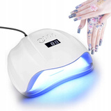 Lampa Do Paznokci UV LED Mocna Do Hybryd Żeli SUN X LCD