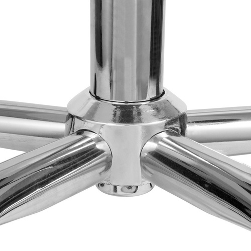 Fotel Krzesło Biurowe Obrotowe Z Poduszką Z Ekoskóry Niebieskie