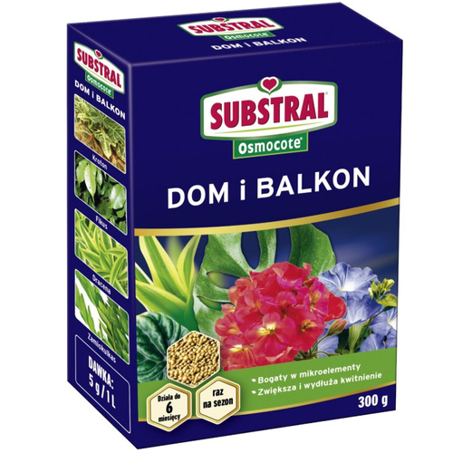 Nawóz Substral Osmocote Dom i Balkon Granulat 300g