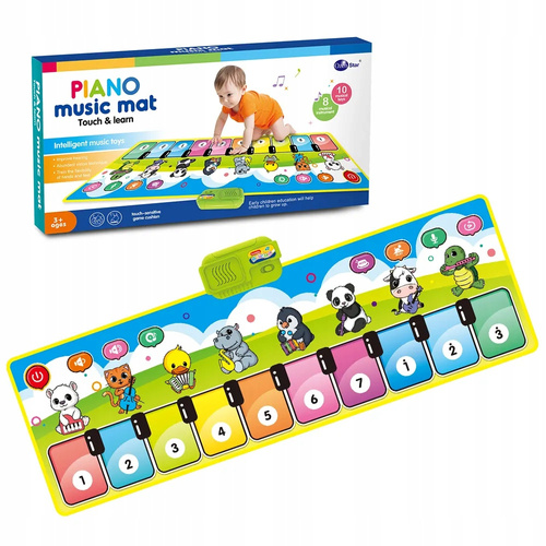 MATA MUZYCZNA EDUKACYJNA PIANINKO DLA DZIECI NAGRYWA
