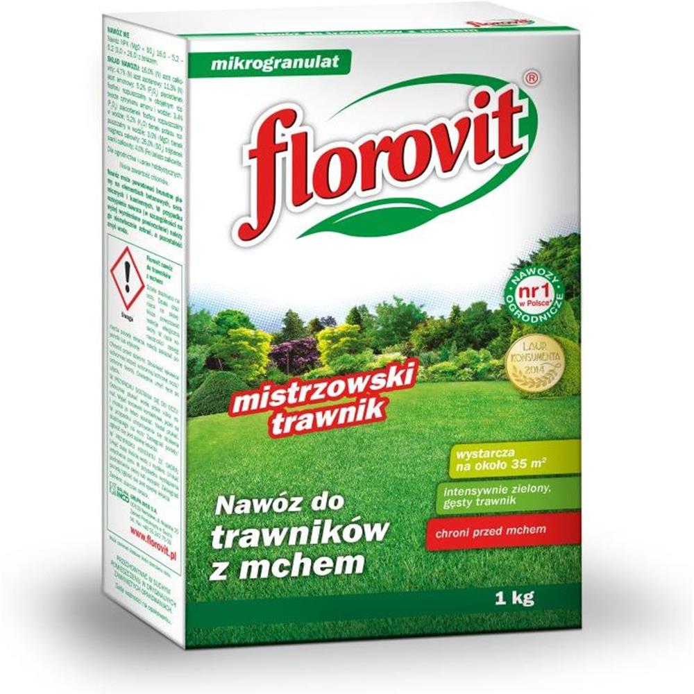 Florovit Nawóz Do Trawników Z Mchem Karton 1kg | Sklep Internetowy Euro ...