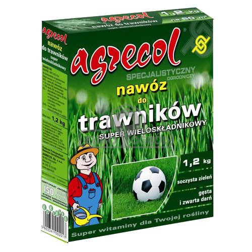 Agrecol Super Wieloskładnikowy Nawóz Do Trawników 1,2kg