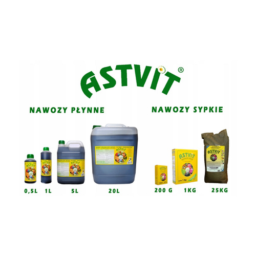 Astvit Nawóz Organiczny Uniwersalny Ekologiczny Koncentrat Płynny 1l