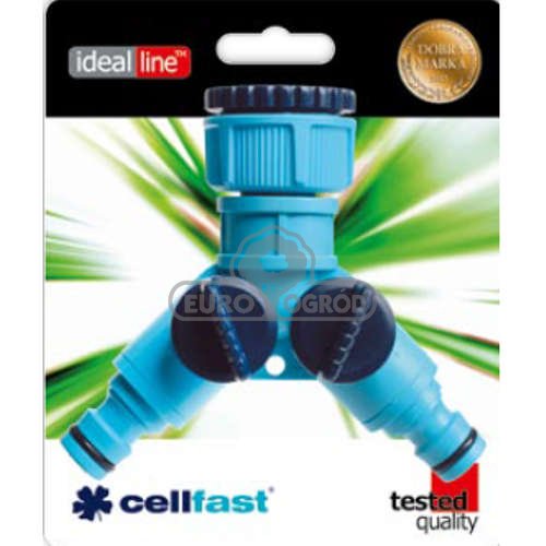 Cellfast Rozdzielacz Podwójny Do Kranu Ideal Line 3/4'' 1'' 52-220