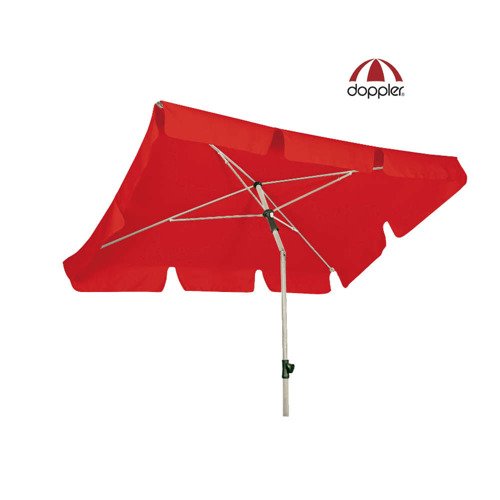 Doppler Parasol Ogrodowy Active 180x120cm Czerwony