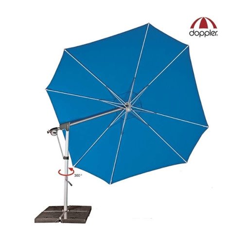 Doppler Parasol Ogrodowy Protect Pendel 400cm Niebieski