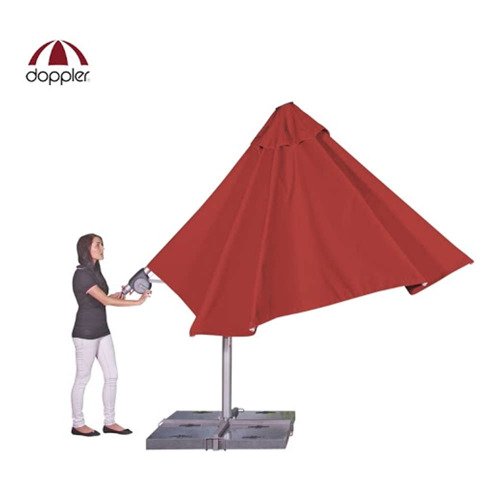 Doppler Parasol Ogrodowy Protect Pendel 400cm Niebieski