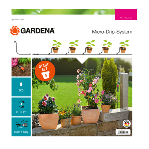 Gardena Micro-Drip-System Zestaw S Do Nawadniania Roślin Doniczkowych 13000-20