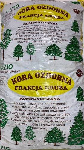 Kora Ozdobna Sosnowa Gruba 60L - Paleta 36 sztuk