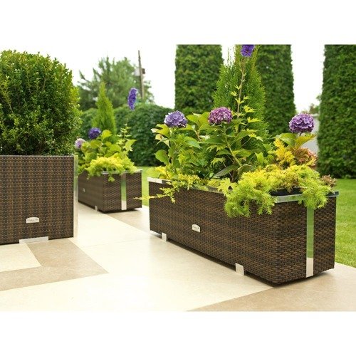 Rattan Art Donica z Technorattanu 46x46x46cm SG03046 RD04