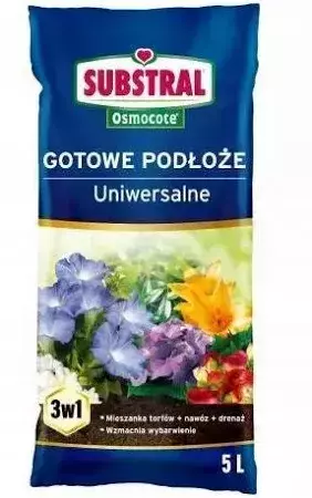 Substral Osmocote Ziemia Kwiatowa 5L Uniwersalna